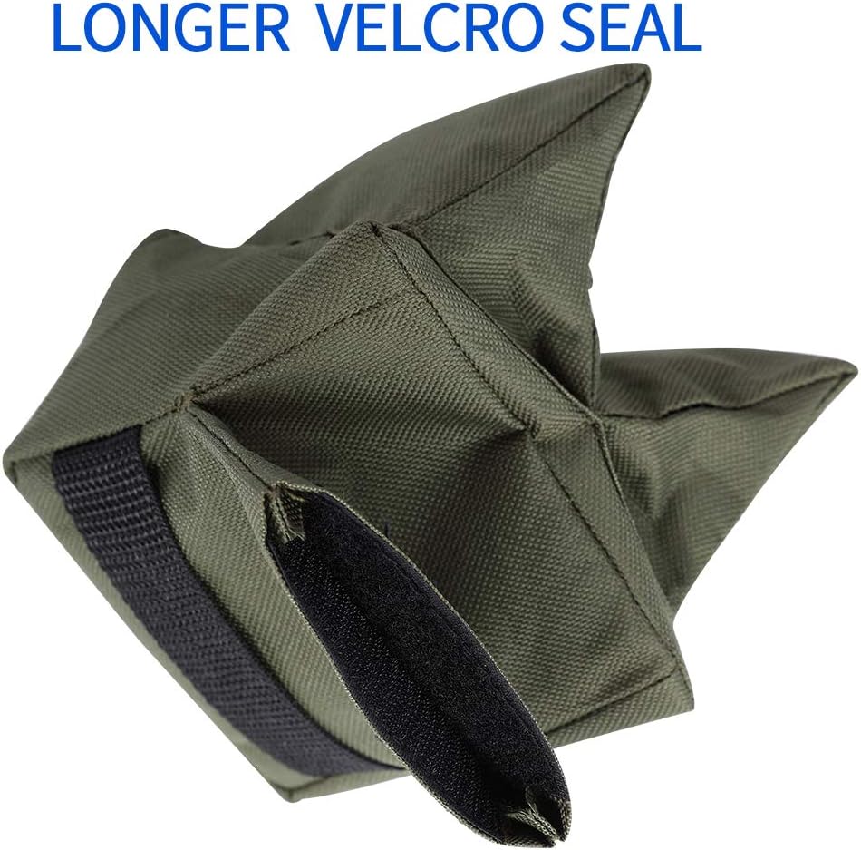 ACKEIVTO Shooting Rest Bags Target Sports Shooting Bench Rest Front & Rear Support SandBag Stand Holders for Gun Rifle Shooting Hunting Photography - Unfilled : Sports & Outdoors