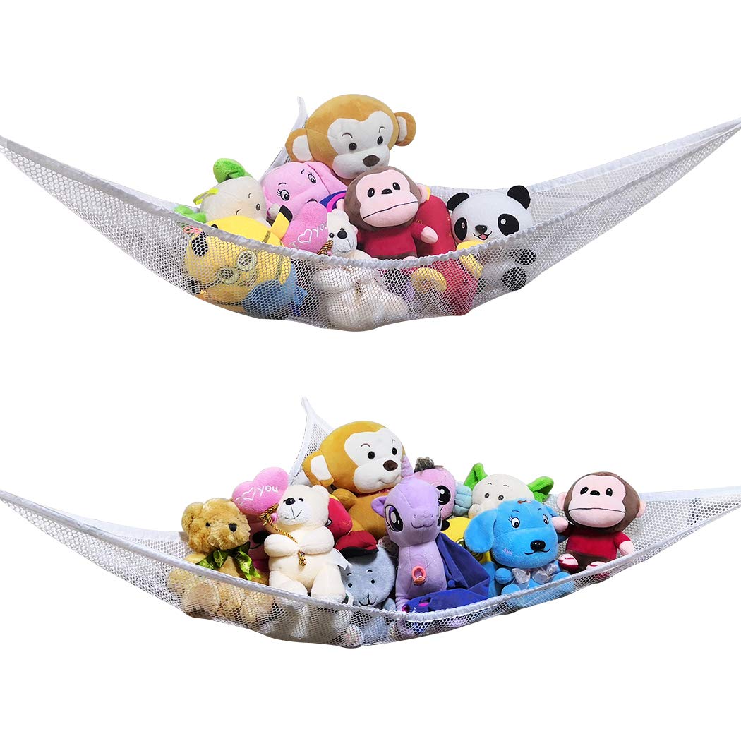 Stuffed Animal Hammock & Toy Hammock 2PACK Organizer Stuffed Animals with This