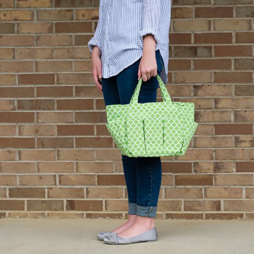Small Garden Tote Bag, Utility Bags for Gardening, Car Totes, Organization, (Green) - Thumbnail 5