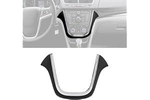 HECASA Dashboard Trim Compatible with 2013-2016 Buick Encore Instrument Panel Center Molding Cover Plastic Chrome W/O Wires