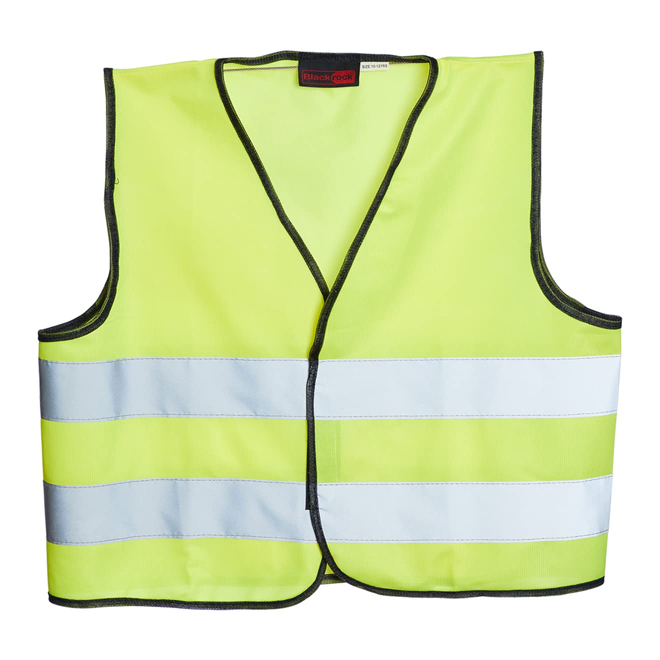Blackrock Kids High Vis Vest 4-6 Years, Yellow Reflective Vest Hi Vis Visibility Unisex Childrens Safety Jacket, Lightweight and Comfortable, Fully EN1150 Certified For Kids, Boys, Girls
