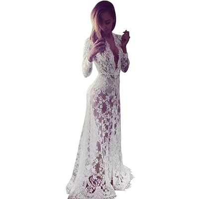 trumpet/mermaid wedding dress Lelia Trumpet/Mermaid High Neck Milk/Nude Wedding dress