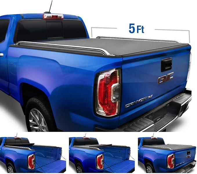 Tyger Auto T1 Roll Up Truck Bed Tonneau Cover TG-BC1N9035 Works With