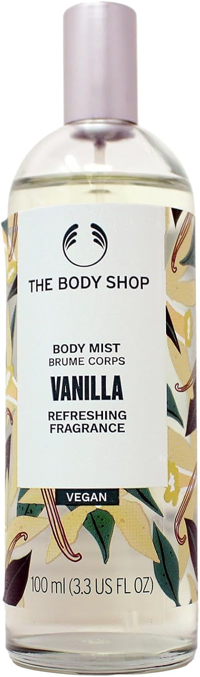 The Body Shop Vanilla Body Mist Spray 100ml Eau de Toilette Fragrance