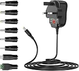 Zolt 12W Universal Power Adapter 3V-12V 1A Max Multivolt DC Cable 5ft view 6