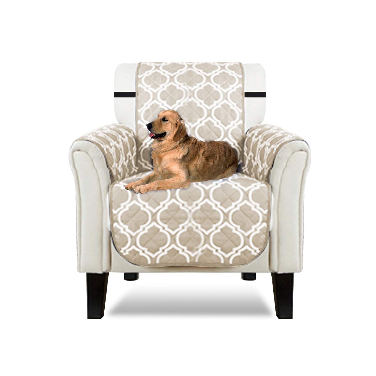 PETCUTE Quilted Armchair cover sofa cover 1 seater waterproof sofa protector Relax armchair cover Furniture Protector