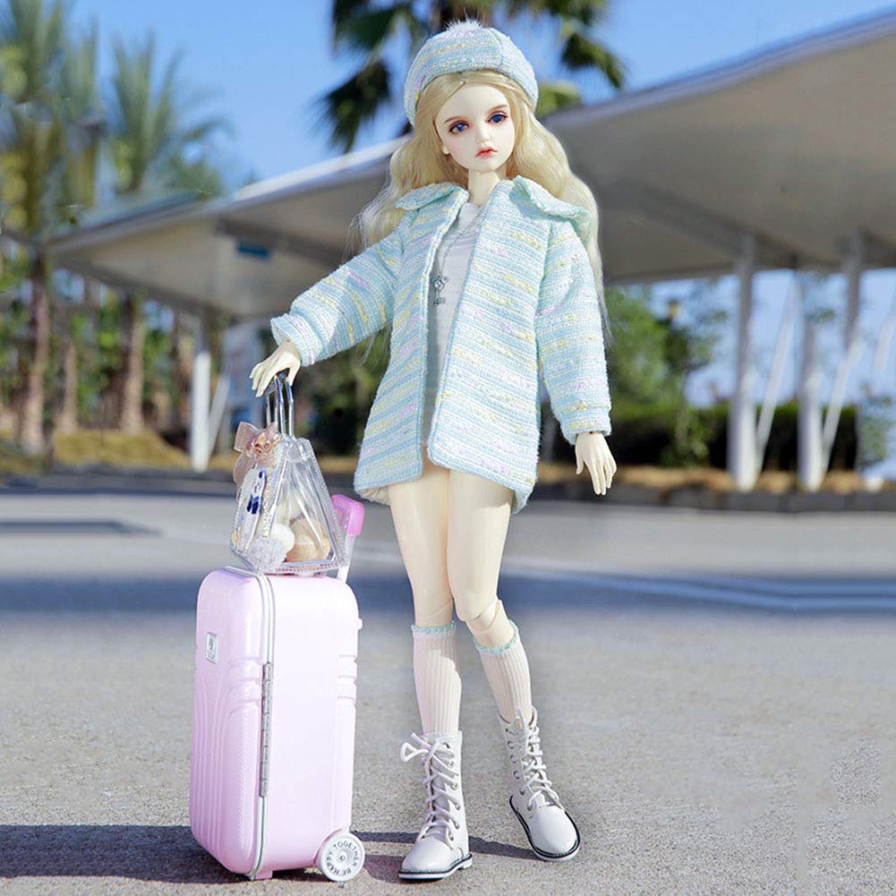 YJJ BJD Doll Weigert 1/4 Ball Jointed Fashion Doll 16 Inch SD Dolls with Full Set Clothes Shoes Wig 