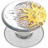 PopSockets Phone Grip with Expanding Kickstand, Adhesive Grip - Sun and Moon
