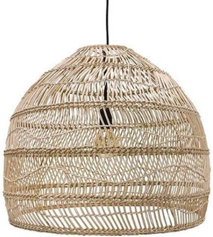 Wylolik Bamboo Art Ceiling Light DIY Bamboo Rattan Pendant Lamp Industrial Vintage Japanese-Style Hanging Lamp Teahouse Dining Room Droplight Lighting Fixture, E27 (Color : A): Home & Kitchen