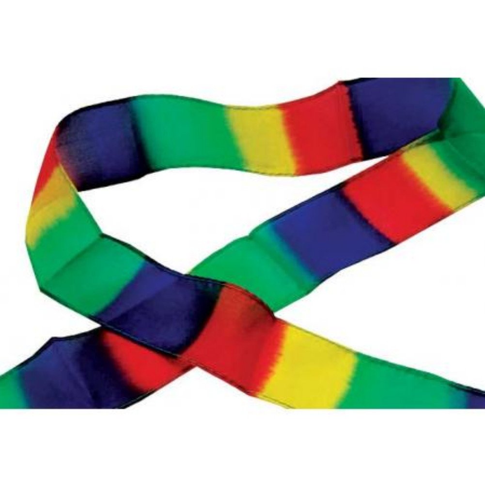 Photo 1 of Magic Makers Rainbow Silk Streamer - Magic Trick Close-Up Performance Prop for Magicians
