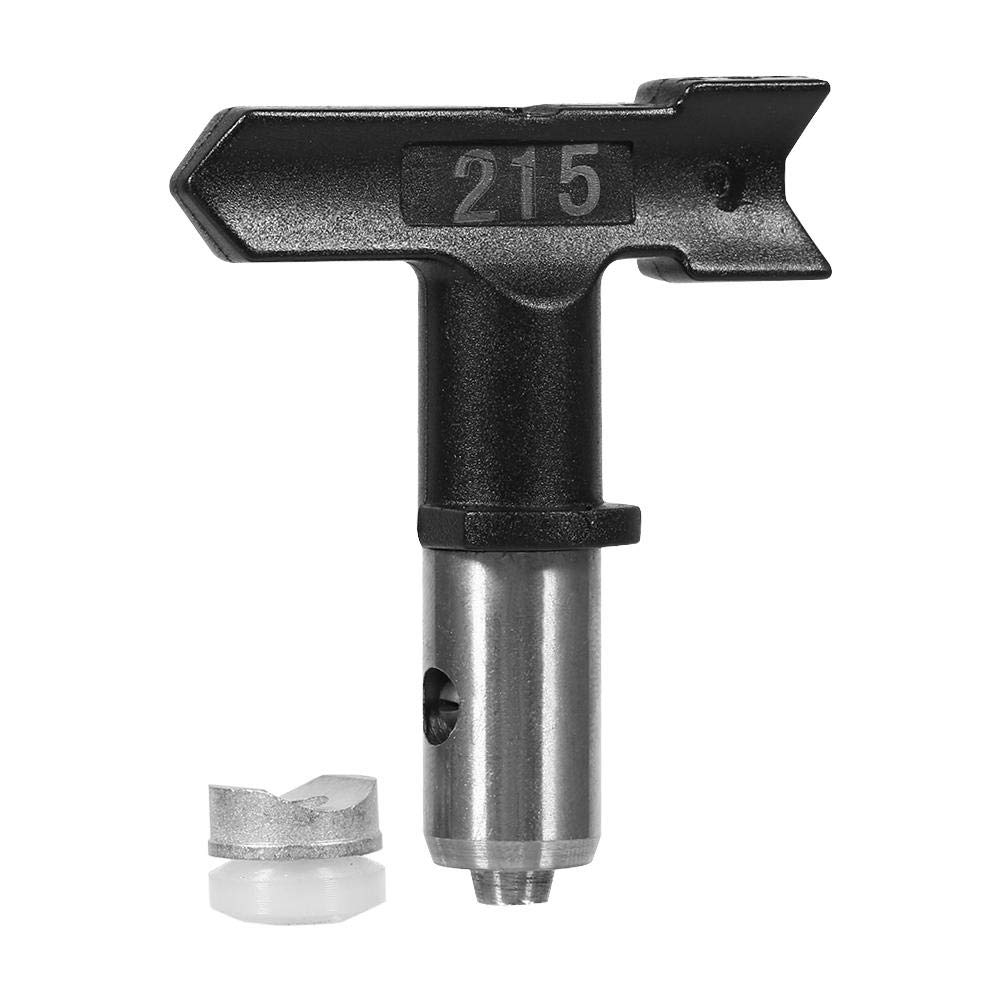 Reversible Tungsten Steel Paint Sprayer Nozzle Accessories Black Airless Spray Gun for Paint Spray Systems (215)