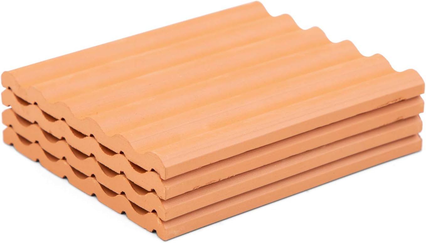 New Classic Toys T903800 Teifoc Roof Plate Brick Construction, Red