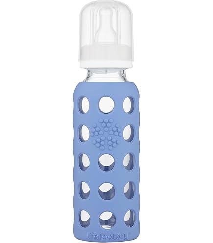 Amazon.com : Lifefactory 4-Ounce BPA-Free Glass Baby Bottle with