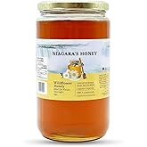 Niagara's Wildflower Honey | 1 Kg | Unpasteurized Honey & 100% Pure Canadian Honey | Local Golden Unpasteurized | Sweet & Del