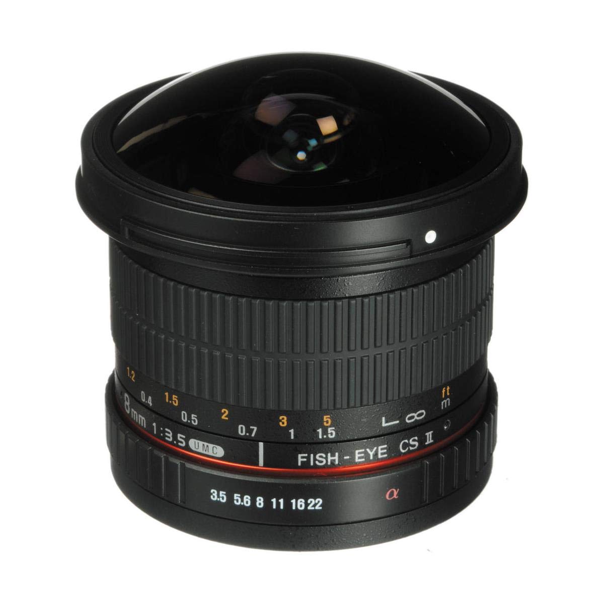 Rokinon HD8M-NEX 8mm f/3.5 HD Fisheye Lens with Removable Hood for Sony E-Mount DSLR