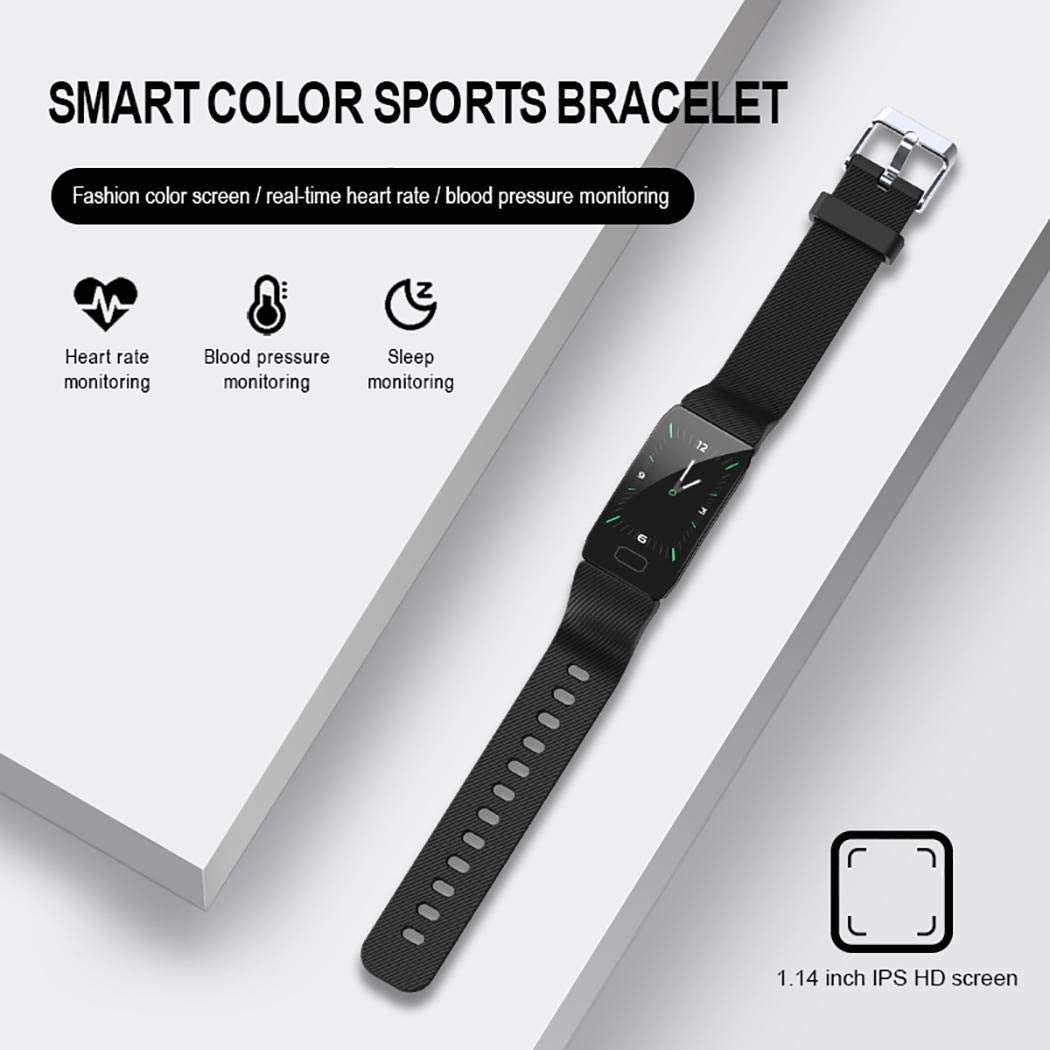 Zimrio Pulsera Smart Band Pulsera Monitor de Ritmo cardíaco Monitoreo del sueño Pulsera Smartband Informática