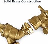 Wärmer System 1/2 inch BSP Brass Wall Plate Bibcock Tap BS1010-2 view 6