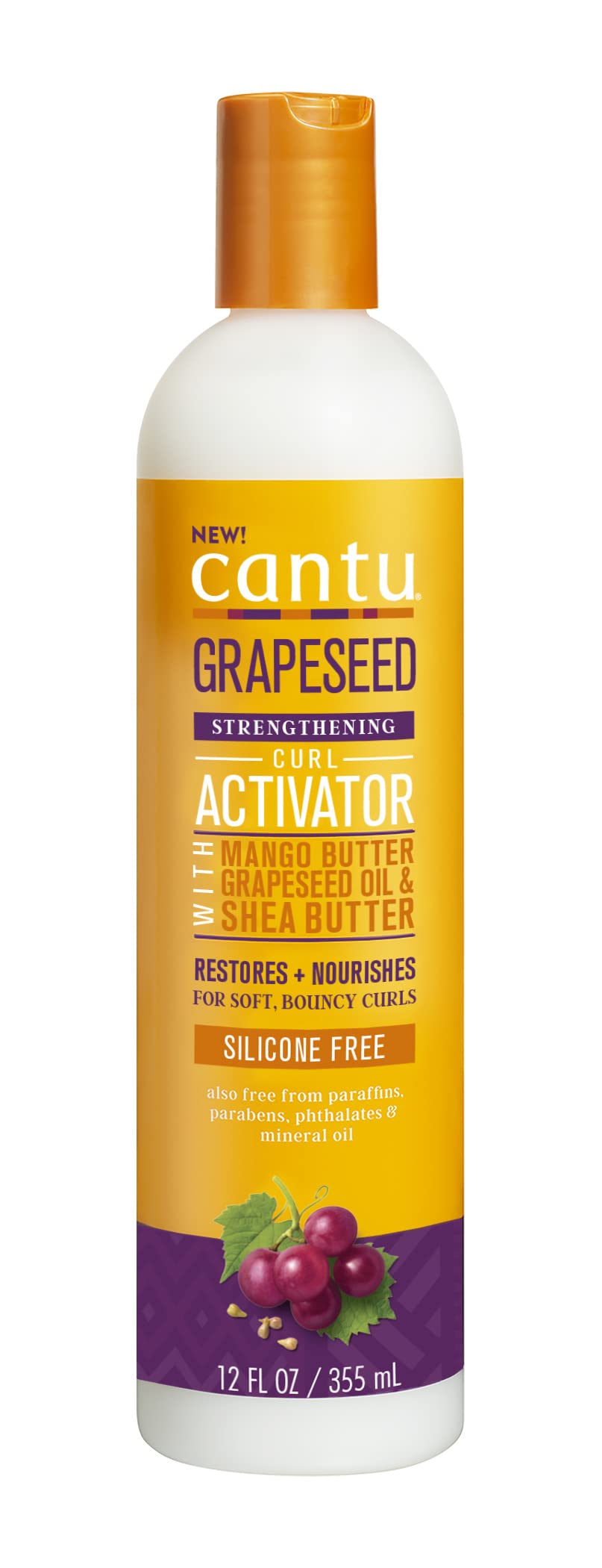Cantu Grapeseed Curl Activator Cream 355ml