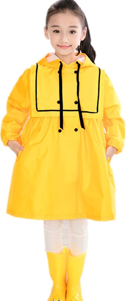 Amazon Hokibe レインコート児童 男女兼用 小学生 撥水加工 キッズ レインコート ランドセル 雨具 保育園 防水 子供 アウトドア ロング 女の子 男の子 コート レインウェア 雨具 レインウェア 通販