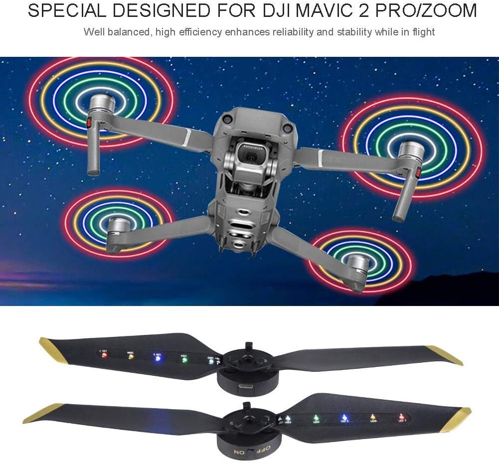 RC LED Propellers, Rechargeable LED Flash Propellers Low Noise Blade ...
