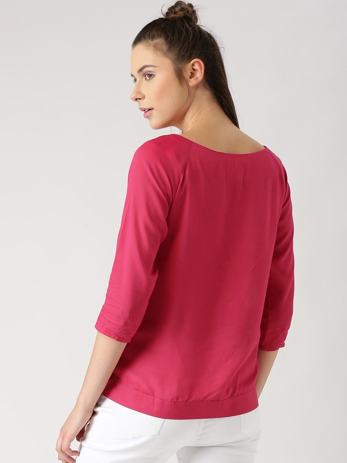 marie claire women's top (mc10241b--xl, pink, x-large)