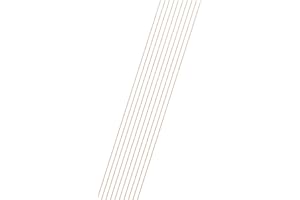 M METERXITY 10-Pack Copper Round Rod 0.8mm Dia. 9.84 Inch Length T2 Copper Stock Solid Rod Lathe Bar for Metal Crafts DIY/Gardening/Industry/Decoration Pure Tube