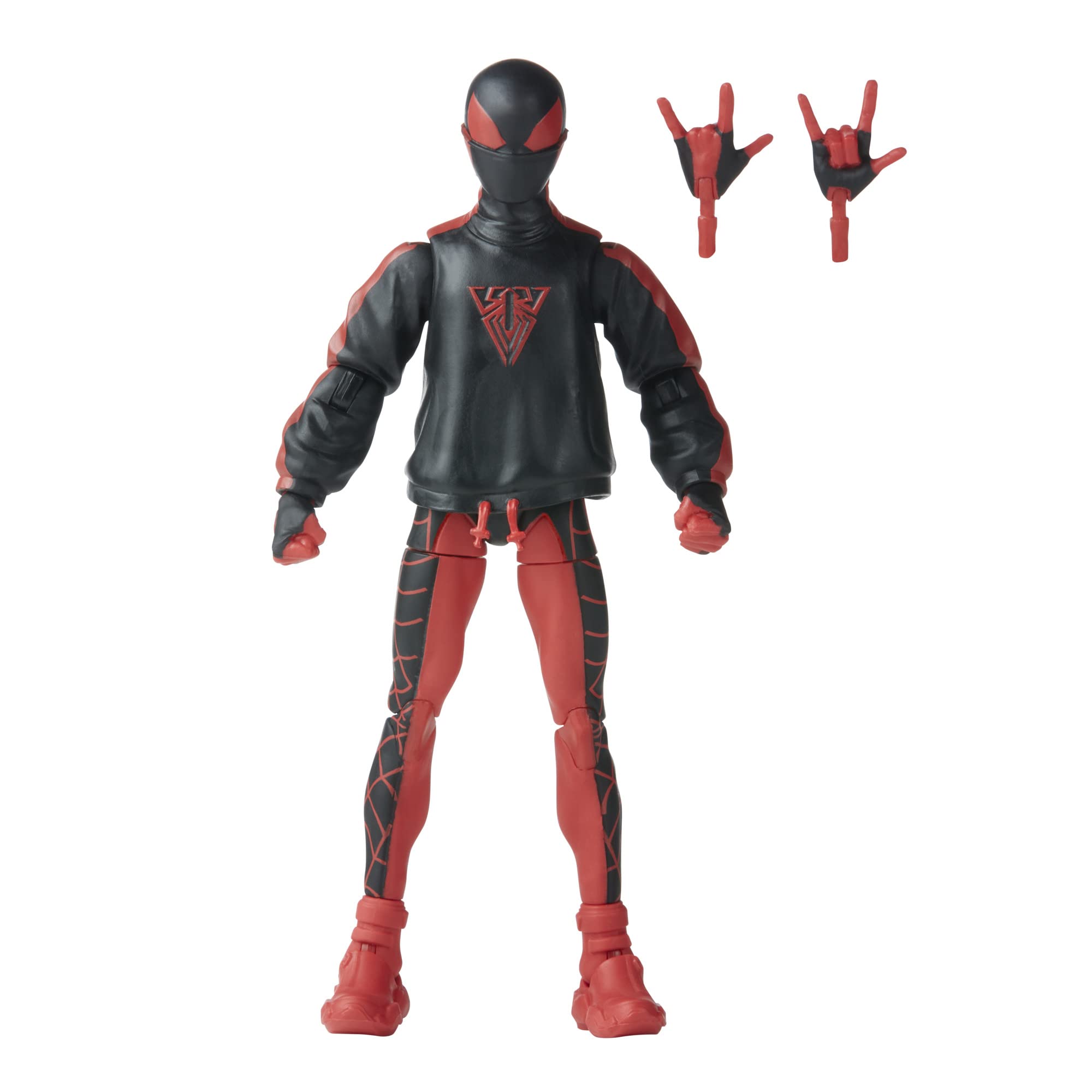 Marvel Hasbro Legends Series Miles Morales Spider-Man, Spider-Man Legends Collectible 6 Inch Action Figures