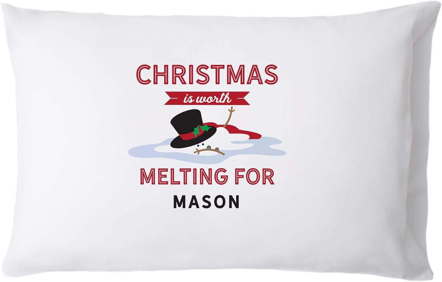 personalized christmas pillowcase
