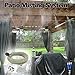 mistcooling - Patio Misting Kit - Pre- Assembled Misting System - Cools temperatures by up to 30 Degrees - Brass/Stainless Steel Misting Nozzles - for Patio, Pool and Play Areas (24 ft - 4 Nozzles)
