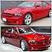Auto Dynasty 4Pcs Black Housing Headlight Clear Corner/Turn Signal Headlight Assembly Lamps Compatible with Dodge Charger LX 06-10
