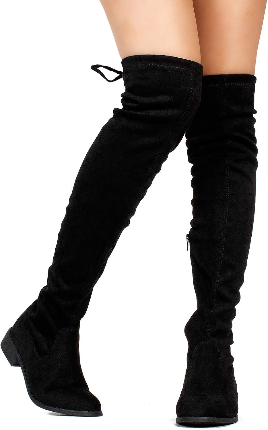  | Tokyo-25 Women's Stretchy Over The Knee Riding Boots (Medium Calf) | Over-the-Knee