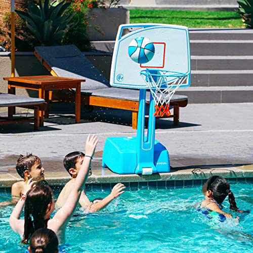 Harvil Poolside Basketball Hoop with Smart Backboard Storage - Thumbnail 7