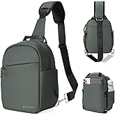 K&F CONCEPT Small Camera Bag for Photographer, Camera Sling Crossbody bag for DSLR/SLR/Mirrorless Camera, Compact Camera Case for Men and Women