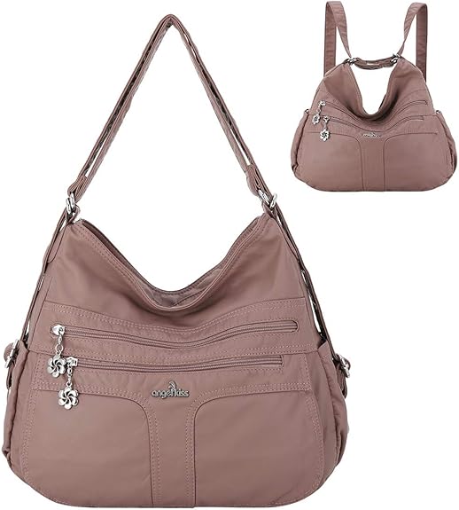 angel kiss Satchel Handbag for Women, Ultra Soft Washed