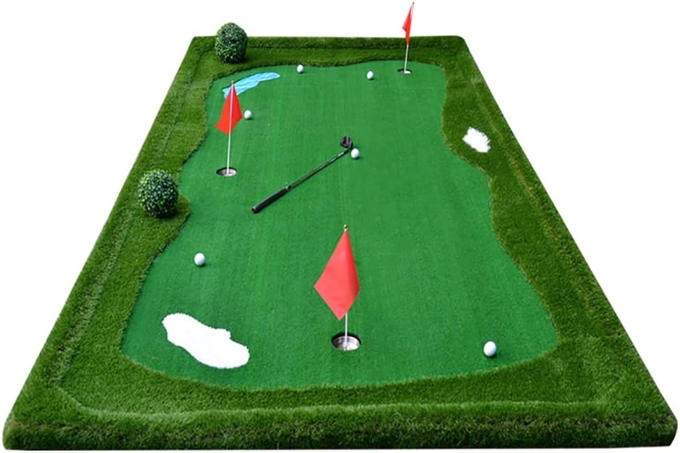 TT Golf Putt Practice Mat Fairway Exercise Blanket Indoor / Outdoor Long 3.5m/5m