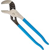 Channellock Tongue and Groove Plier 440 - Straight Jaw, High Carbon Steel - 12 in