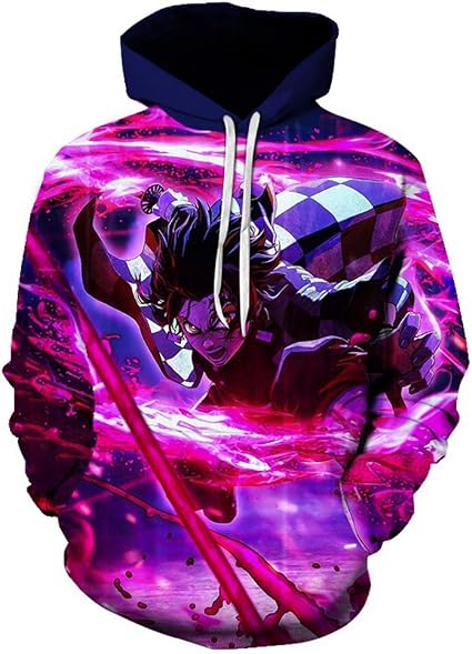 demon slayer white hoodie