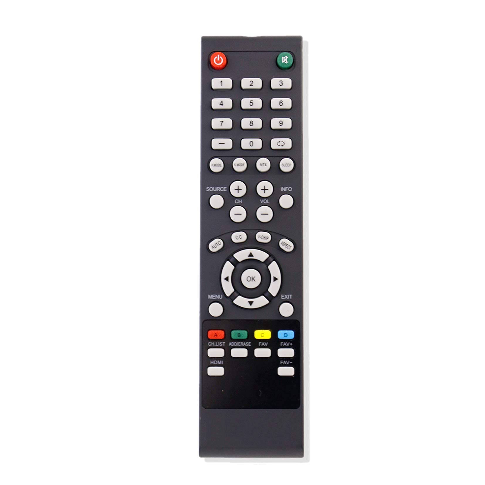 VINABTY Replacement Remote Control for SEIKI LCD Smart TV SC324FB SC552GS SC32HT04 SE32HS01 SE65FY18 SE60GY24 SE65JY25 SE19HT01 SE40FY19 SE50UY04 LE-46GCA LE-55G77E SE39UY04 SE47FY19
