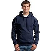 Gildan Men's Heavy Blend Drawcord Hooded Sweatshirt, Safety Pink