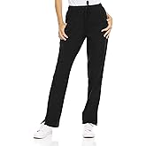 MediChic Women's 6-Pocket Scrub Pants – Cargo Straight Leg, 4-Way Stretch, Anti-Wrinkle, Flex Fabric Workwear Uniforms