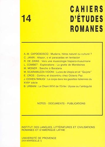 Download Cahier d'Etudes Romanes, n°14. Institut des Langues, Litteratures et Civilisations Romanes et d'Amérique Latine PDF