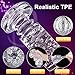 Male Masturbator Cup Fovel 10 Patterns 5 Speeds Large Size Electric Masturbation Cup Hands Free USB Rechargeable Vagina Pocket Adult Sex Masturber Toys Men