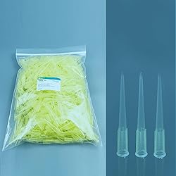 VISOSCI 200uL Pipette Tips 1000 PCS per Bag Yellow