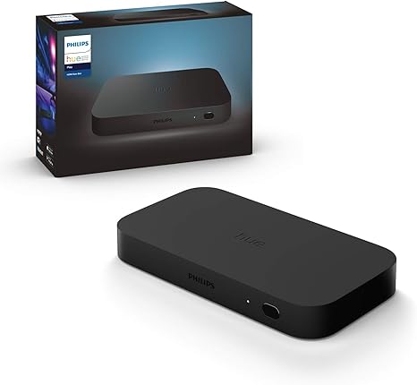 日本正規品 philips hue play hdmi sync box 映像 音楽シンクロ用デバイス tvバックライト ゲーミングライト 映像 音楽シンクロ amazon firestick対応 プレイステーション対応 黒