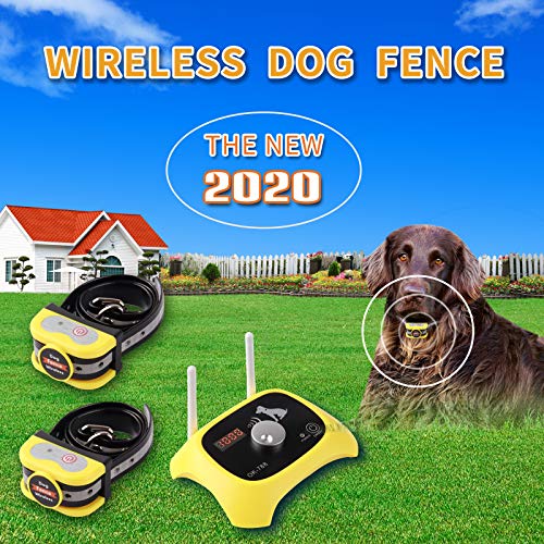 JUSTPET Wireless Dog Fence Pet Containment System, Safe No Randomly