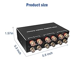 2-Way Audio Switcher Can Support Two
