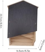 Zerodis Handcrafted Weather Resistant Bat House Double Chamber Eco Friendly view 7
