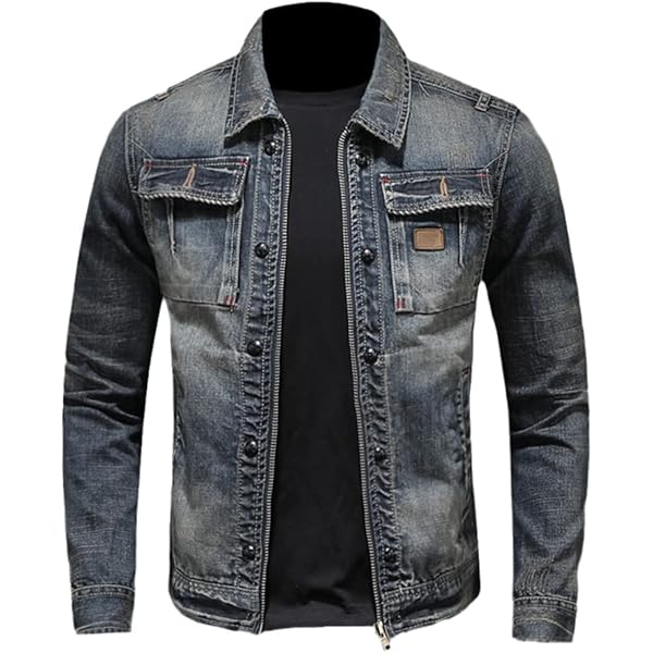 ジャケット・アウター ovy Black 2nd Type Denim Jacket XL Andyxin Denim Jacket Men Spring Autumn Jean Jacket Man Lapel