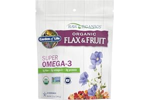 Garden of Life Raw Organic Flax Seed Meal with Antioxidant Fruits with Lignan and Polyphenol, 12 Oz Pouch