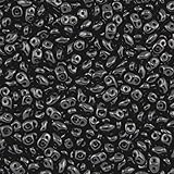 Matubo SuperDuo Beads 2.5x5mm-Jet  -22.5 Gram Tube